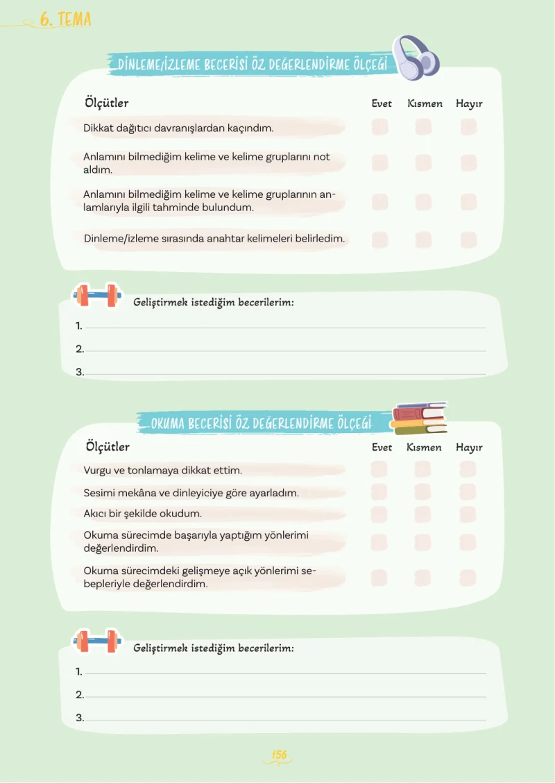 5. Sınıf Türkçe Ders Kitabı Cevapları Meb Yayınları 2. Kitap Sayfa 156