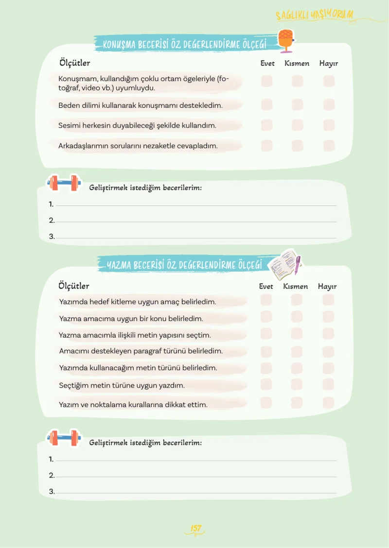 5. Sınıf Türkçe Ders Kitabı Cevapları Meb Yayınları 2. Kitap Sayfa 157