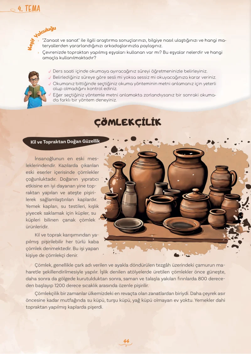 5. Sınıf Türkçe Ders Kitabı Cevapları Meb Yayınları 2. Kitap Sayfa 44