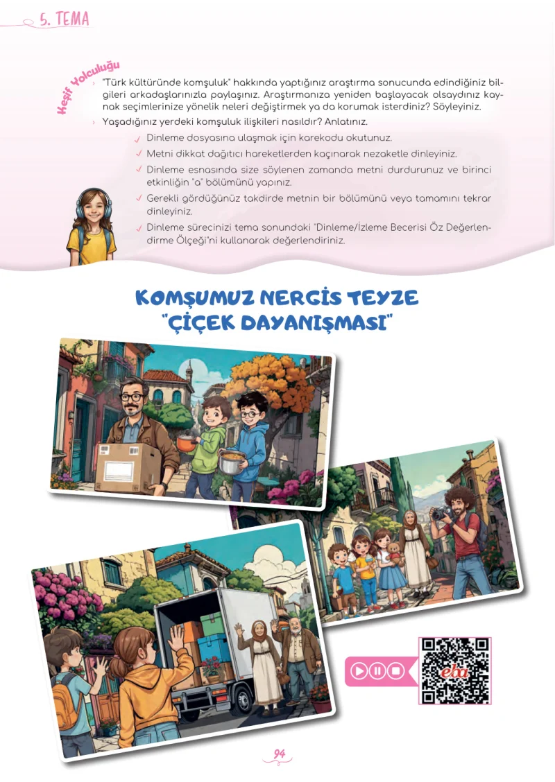 5. Sınıf Türkçe Ders Kitabı Cevapları Meb Yayınları 2. Kitap Sayfa 94