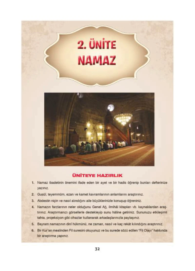 6. Sınıf Din Kültürü ve Ahlak Bilgisi Ders Kitabı Cevapları Doğa Yayınları Sayfa 32