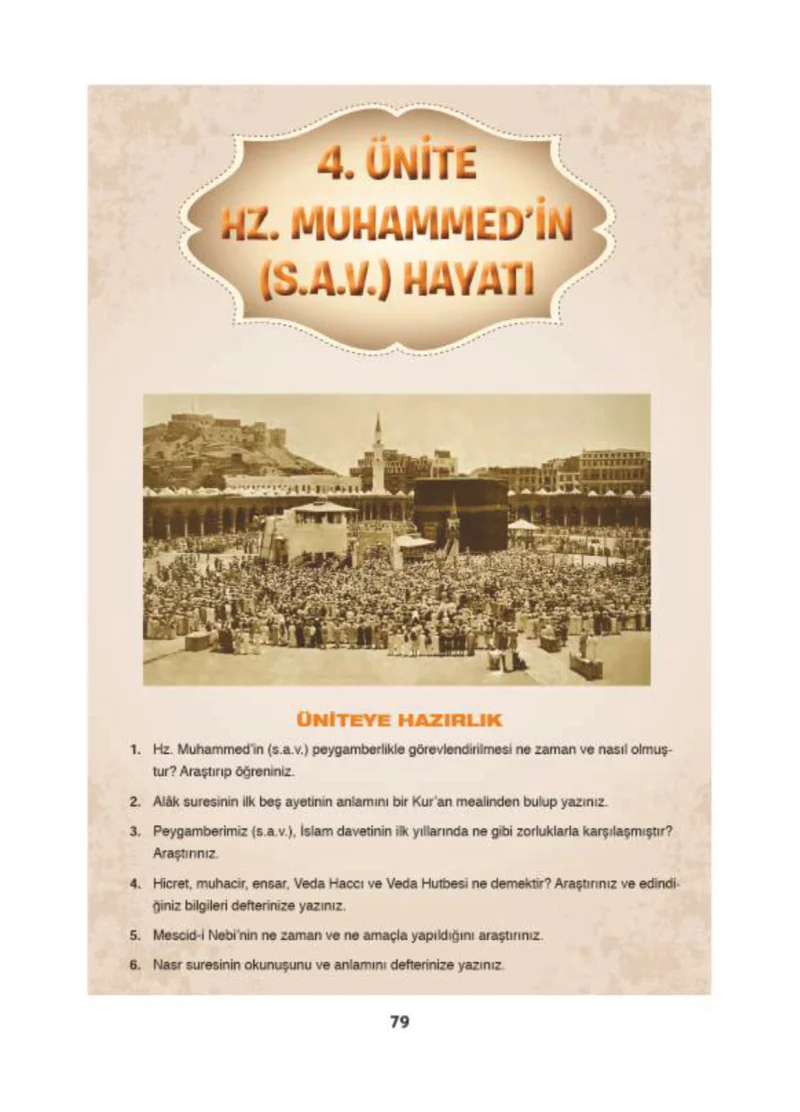 6. Sınıf Din Kültürü ve Ahlak Bilgisi Ders Kitabı Cevapları Doğa Yayınları Sayfa 79