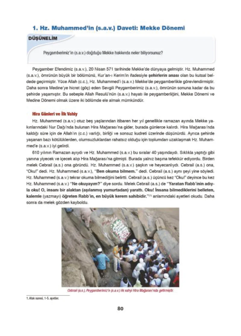 6. Sınıf Din Kültürü ve Ahlak Bilgisi Ders Kitabı Cevapları Doğa Yayınları Sayfa 80