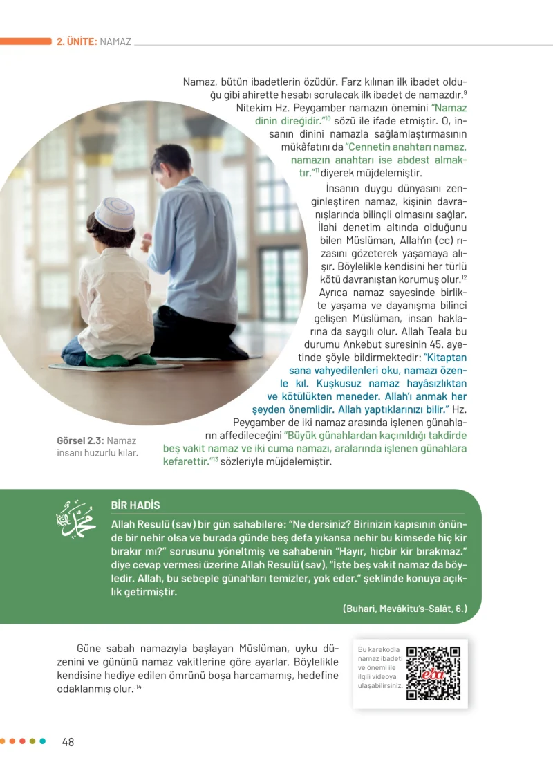 6. Sınıf Din Kültürü ve Ahlak Bilgisi Ders Kitabı Cevapları Meb Yayınları Sayfa 48