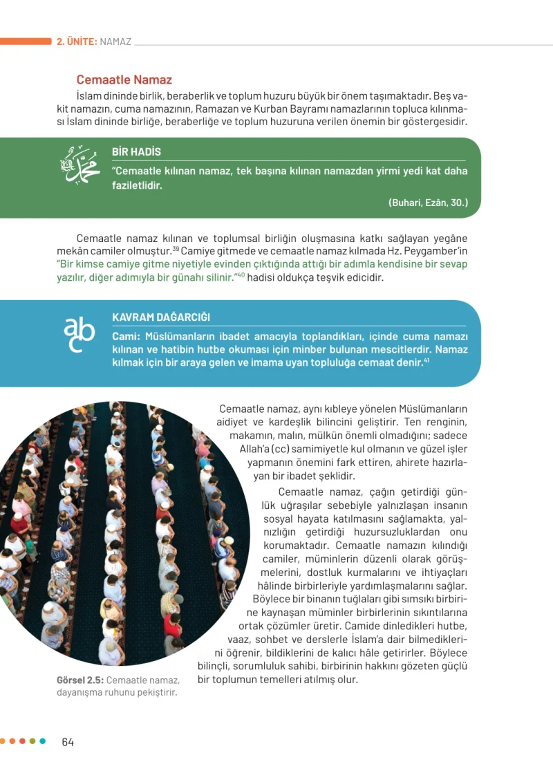 6. Sınıf Din Kültürü ve Ahlak Bilgisi Ders Kitabı Cevapları Meb Yayınları Sayfa 64