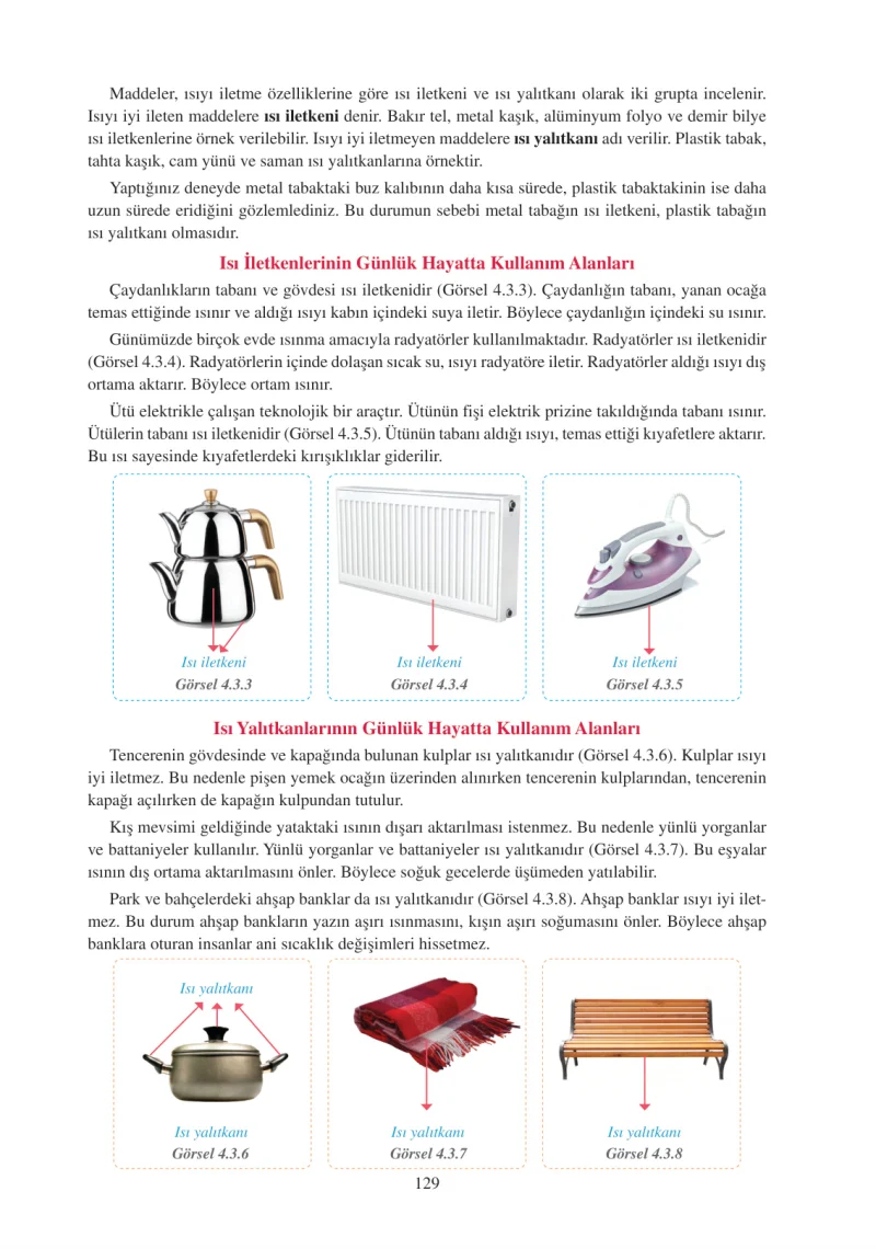 6. Sınıf Fen Bilimleri Ders Kitabı Cevapları Adım Adım Yayınları Sayfa 129
