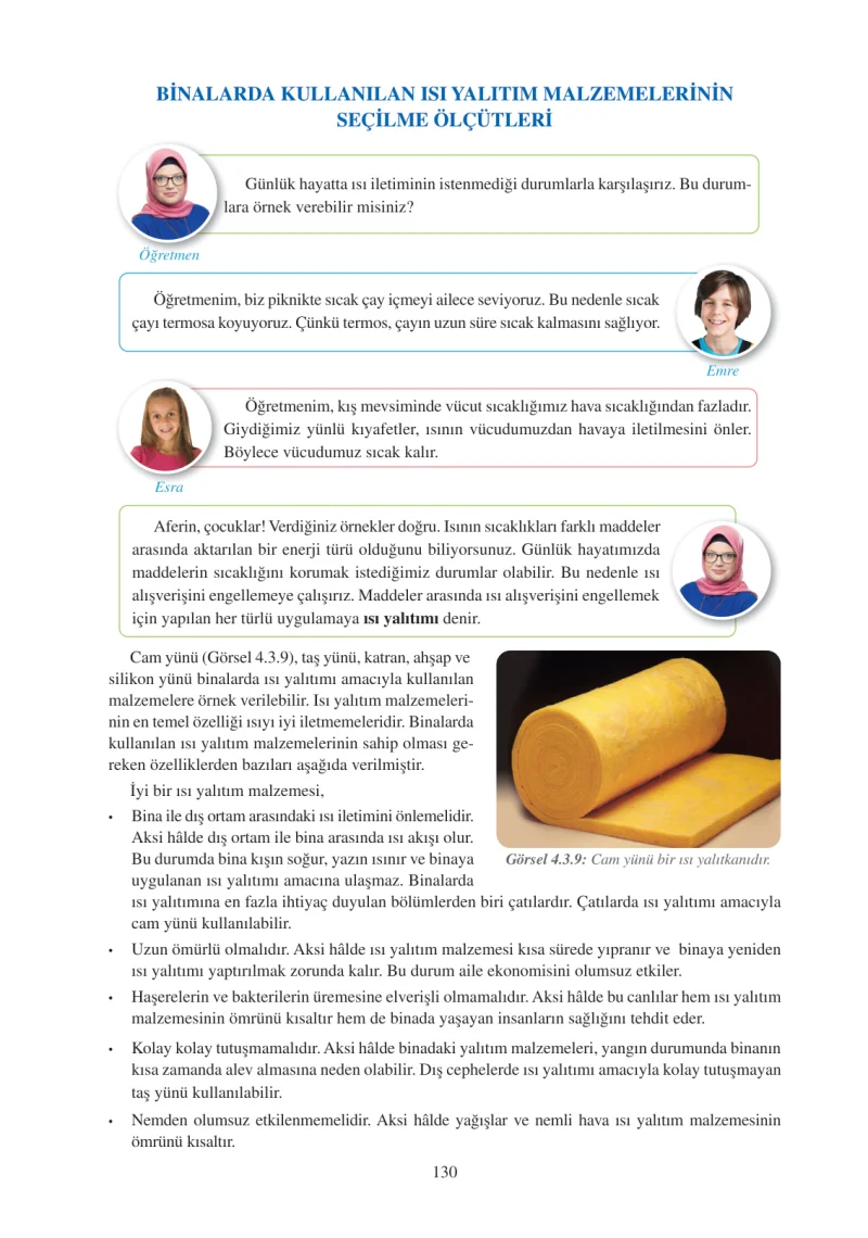 6. Sınıf Fen Bilimleri Ders Kitabı Cevapları Adım Adım Yayınları Sayfa 130