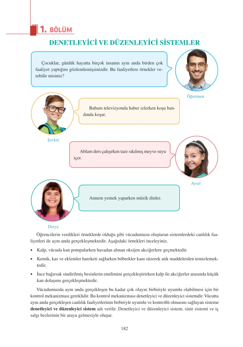 6. Sınıf Fen Bilimleri Ders Kitabı Cevapları Adım Adım Yayınları Sayfa 182