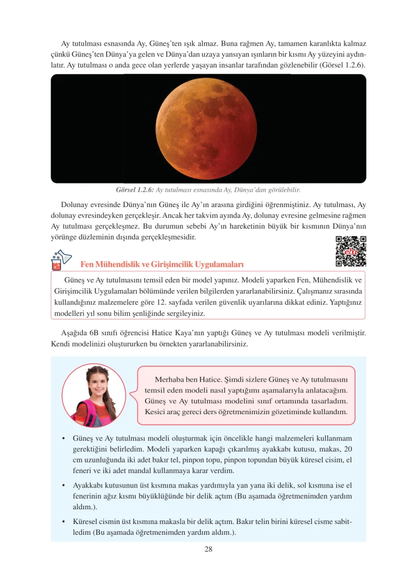 6. Sınıf Fen Bilimleri Ders Kitabı Cevapları Adım Adım Yayınları Sayfa 28