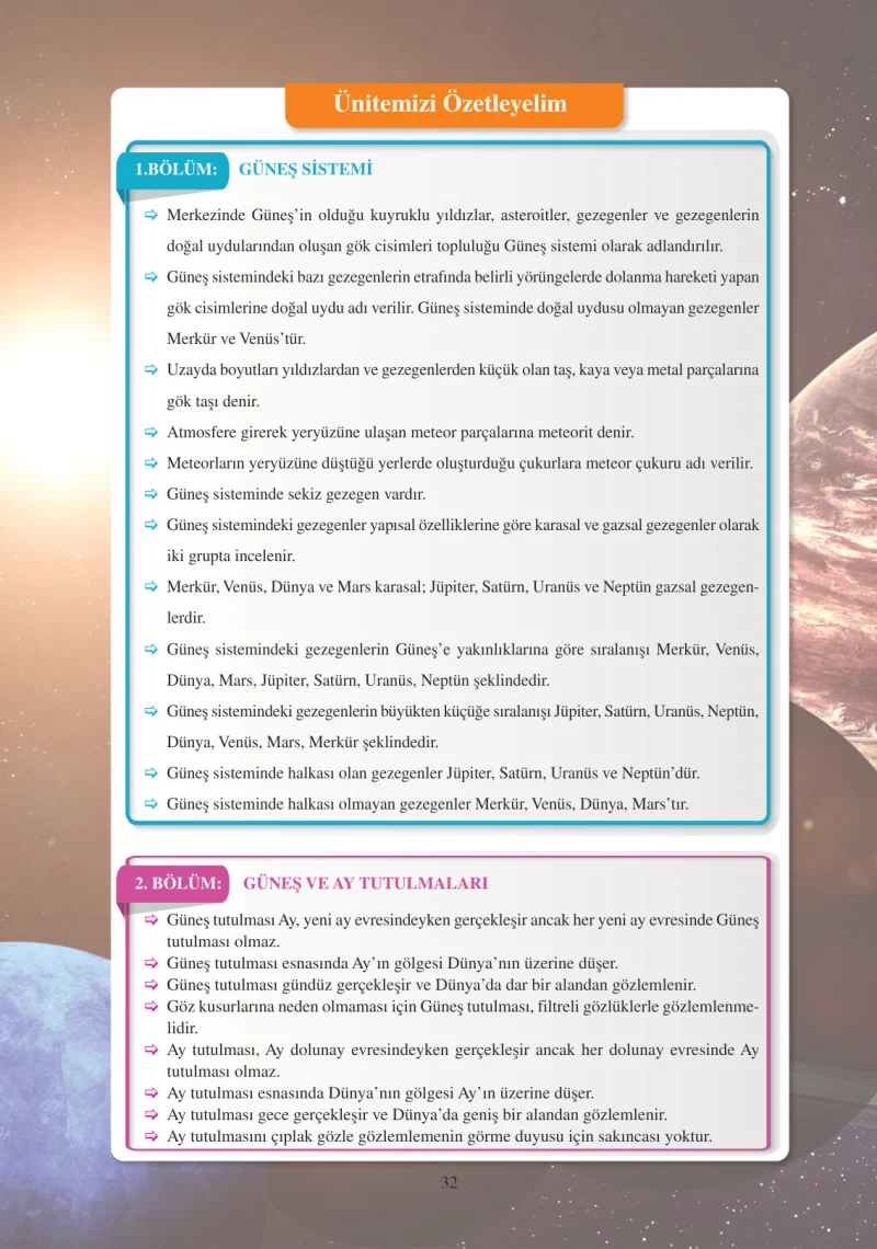 6. Sınıf Fen Bilimleri Ders Kitabı Cevapları Adım Adım Yayınları Sayfa 32