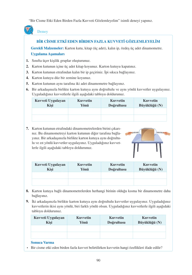 6. Sınıf Fen Bilimleri Ders Kitabı Cevapları Adım Adım Yayınları Sayfa 90