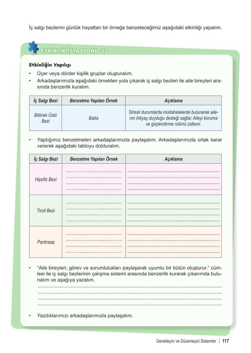 6. Sınıf Fen Bilimleri Ders Kitabı Cevapları Meb Yayınları 1. Kitap Sayfa 117