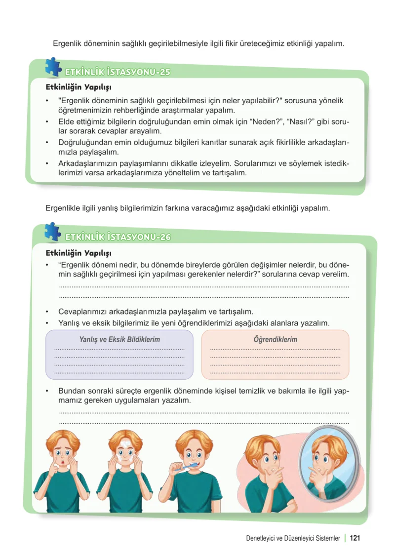 6. Sınıf Fen Bilimleri Ders Kitabı Cevapları Meb Yayınları 1. Kitap Sayfa 121