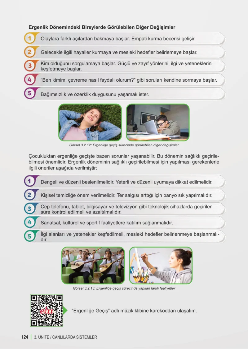 6. Sınıf Fen Bilimleri Ders Kitabı Cevapları Meb Yayınları 1. Kitap Sayfa 124