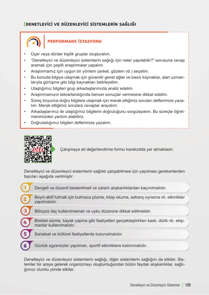 6. Sınıf Fen Bilimleri Ders Kitabı Cevapları Meb Yayınları 1. Kitap Sayfa 125
