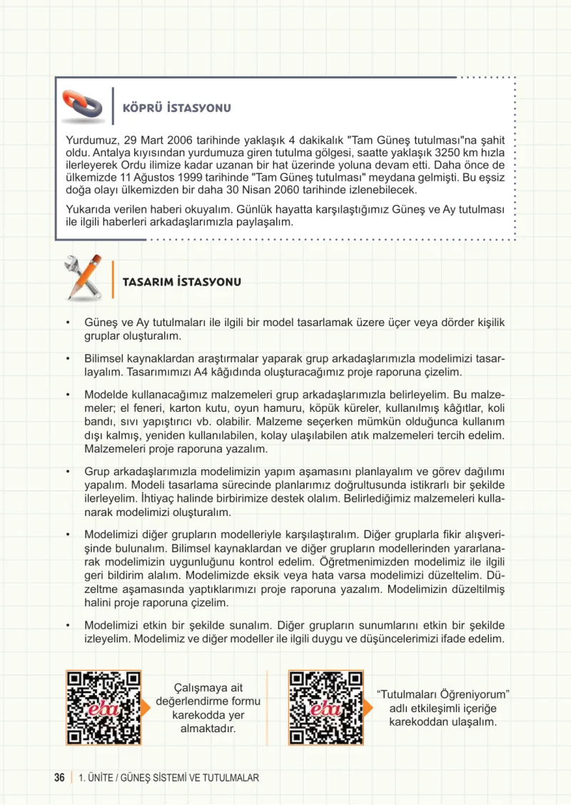 6. Sınıf Fen Bilimleri Ders Kitabı Cevapları Meb Yayınları 1. Kitap Sayfa 36