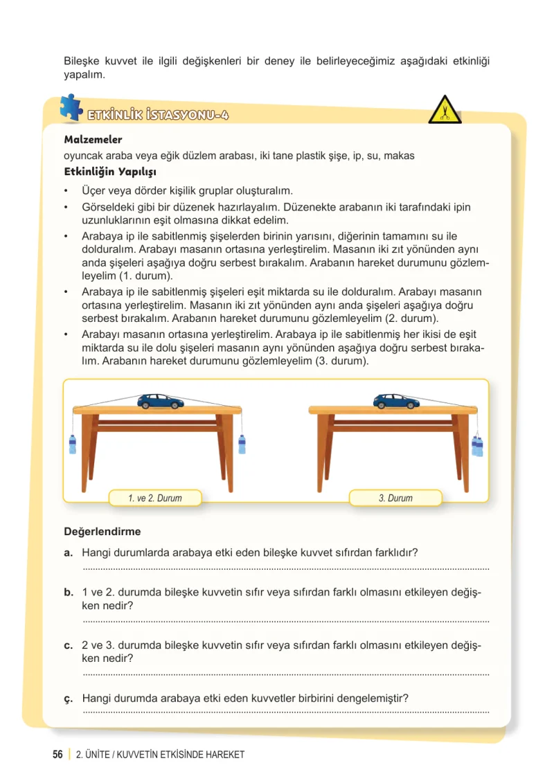 6. Sınıf Fen Bilimleri Ders Kitabı Cevapları Meb Yayınları 1. Kitap Sayfa 56