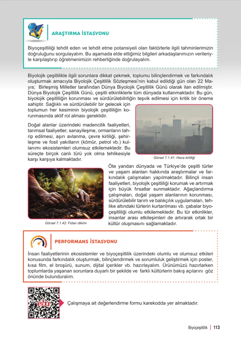 6. Sınıf Fen Bilimleri Ders Kitabı Cevapları Meb Yayınları 2. Kitap Sayfa 113