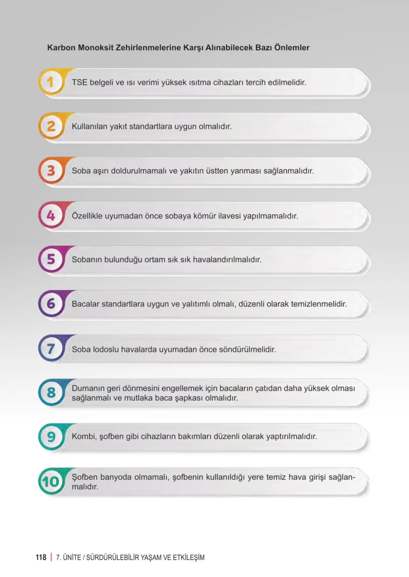 6. Sınıf Fen Bilimleri Ders Kitabı Cevapları Meb Yayınları 2. Kitap Sayfa 118