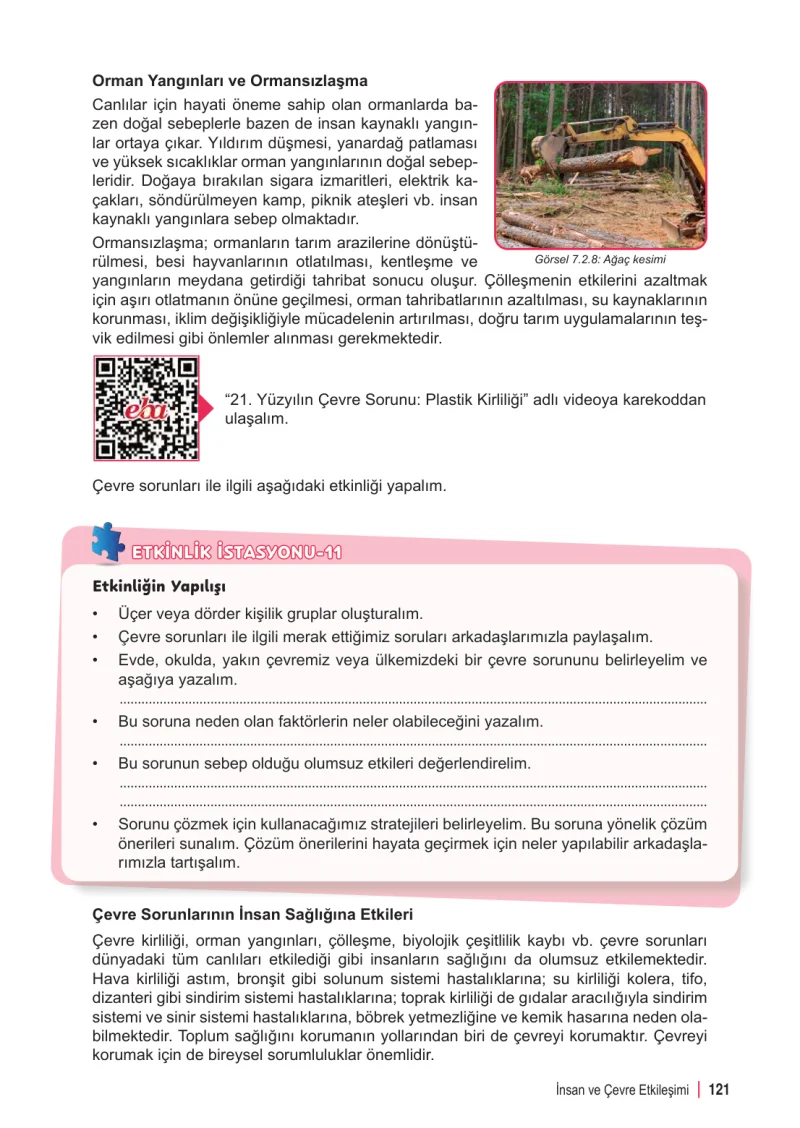 6. Sınıf Fen Bilimleri Ders Kitabı Cevapları Meb Yayınları 2. Kitap Sayfa 121