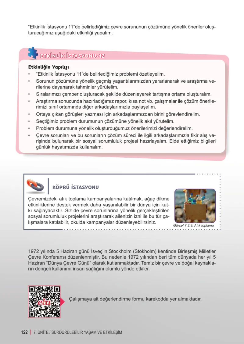 6. Sınıf Fen Bilimleri Ders Kitabı Cevapları Meb Yayınları 2. Kitap Sayfa 122