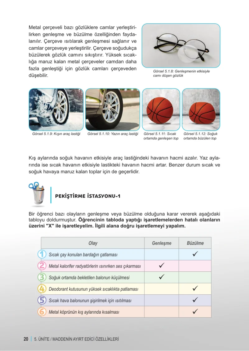6. Sınıf Fen Bilimleri Ders Kitabı Cevapları Meb Yayınları 2. Kitap Sayfa 20