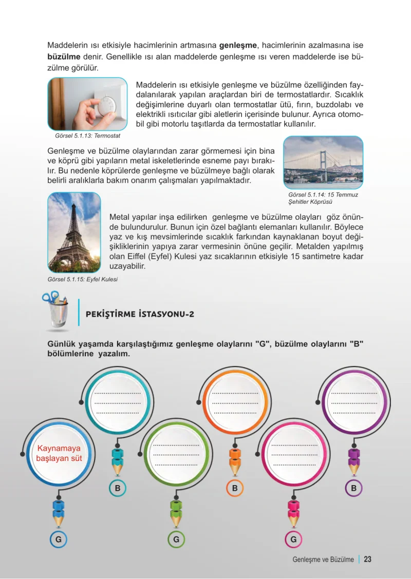 6. Sınıf Fen Bilimleri Ders Kitabı Cevapları Meb Yayınları 2. Kitap Sayfa 23
