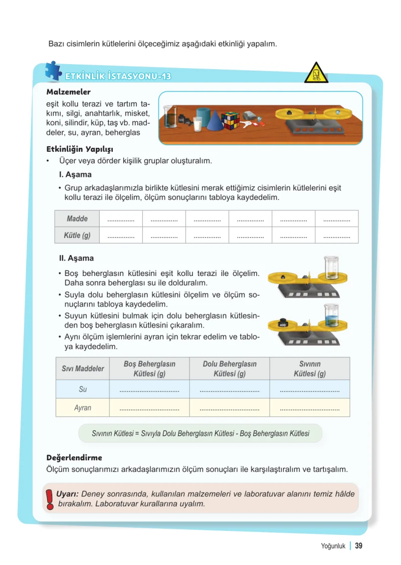 6. Sınıf Fen Bilimleri Ders Kitabı Cevapları Meb Yayınları 2. Kitap Sayfa 39