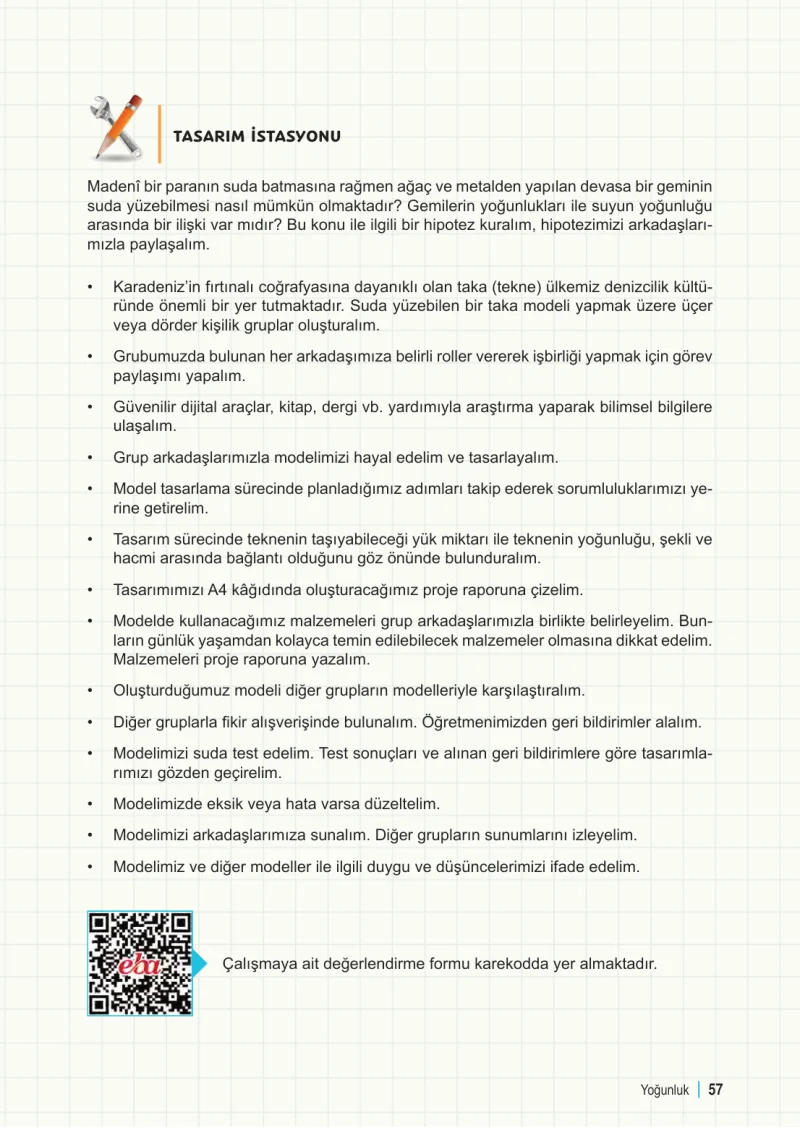 6. Sınıf Fen Bilimleri Ders Kitabı Cevapları Meb Yayınları 2. Kitap Sayfa 57