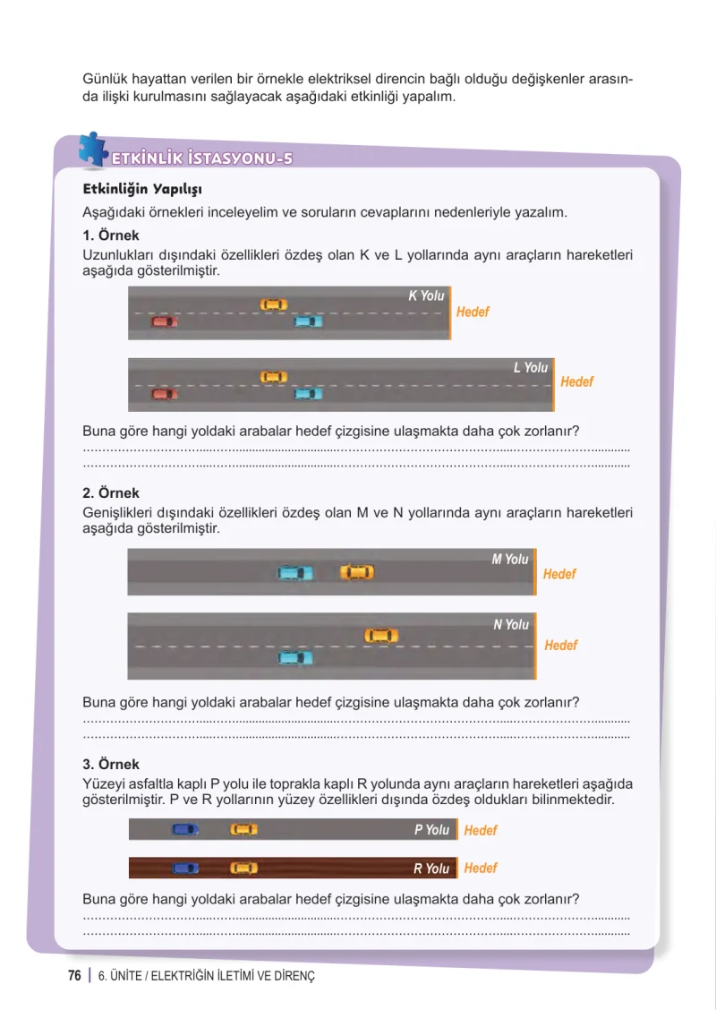 6. Sınıf Fen Bilimleri Ders Kitabı Cevapları Meb Yayınları 2. Kitap Sayfa 76