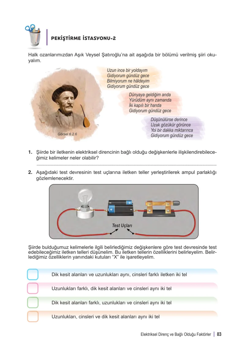 6. Sınıf Fen Bilimleri Ders Kitabı Cevapları Meb Yayınları 2. Kitap Sayfa 83