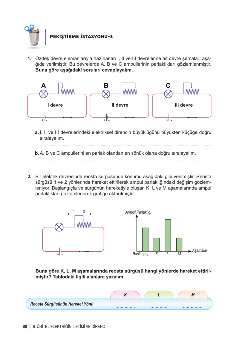 6. Sınıf Fen Bilimleri Ders Kitabı Cevapları Meb Yayınları 2. Kitap Sayfa 90
