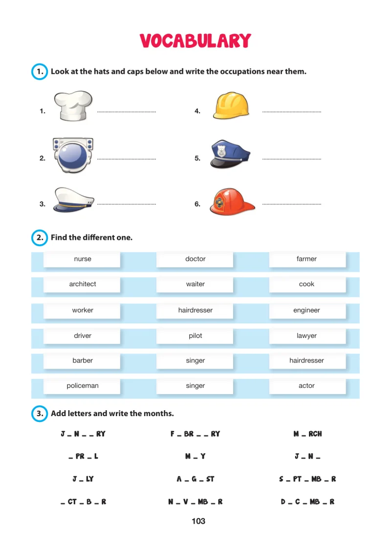 6. Sınıf İngilizce Ders Kitabı Cevapları Hecce Yayınları Sayfa 103