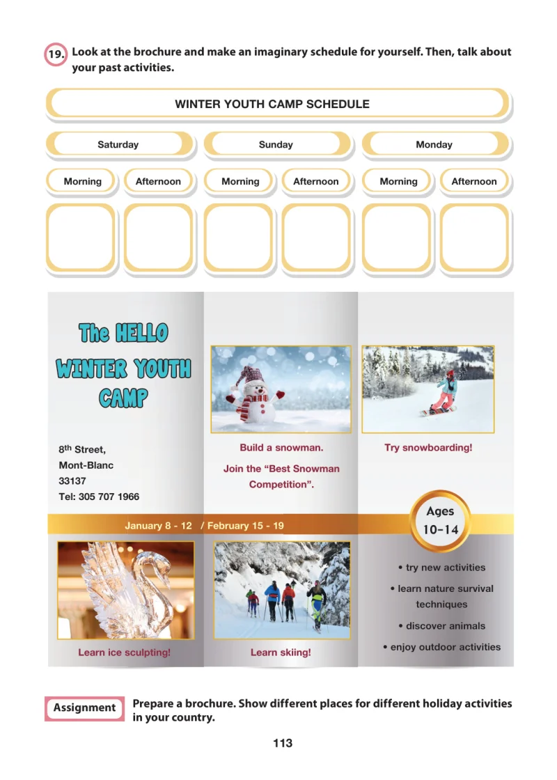 6. Sınıf İngilizce Ders Kitabı Cevapları Hecce Yayınları Sayfa 113