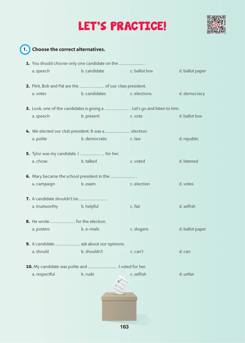 6. Sınıf İngilizce Ders Kitabı Cevapları Hecce Yayınları Sayfa 163
