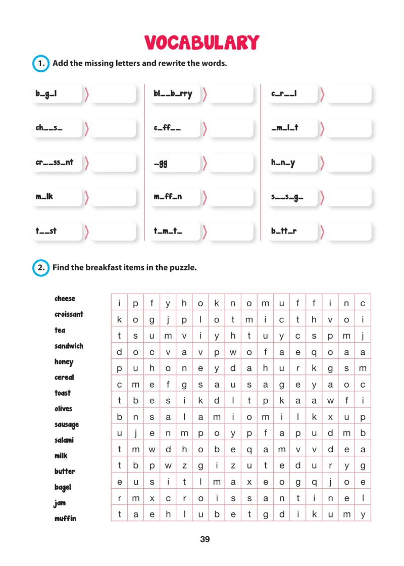 6. Sınıf İngilizce Ders Kitabı Cevapları Hecce Yayınları Sayfa 39