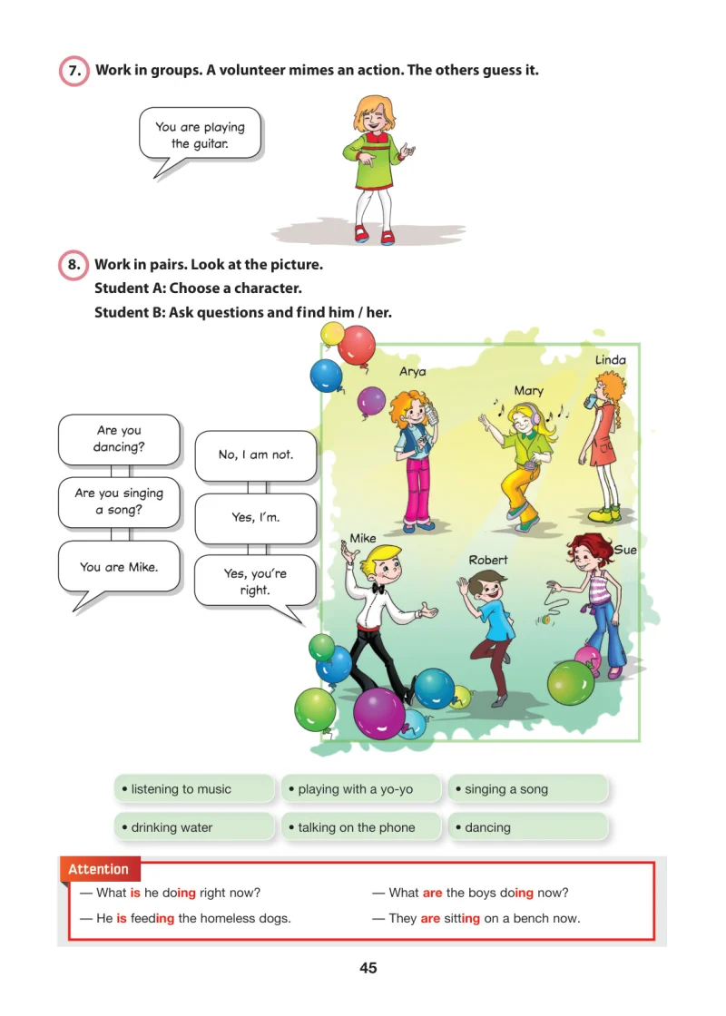 6. Sınıf İngilizce Ders Kitabı Cevapları Hecce Yayınları Sayfa 45
