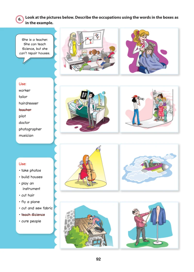 6. Sınıf İngilizce Ders Kitabı Cevapları Hecce Yayınları Sayfa 92