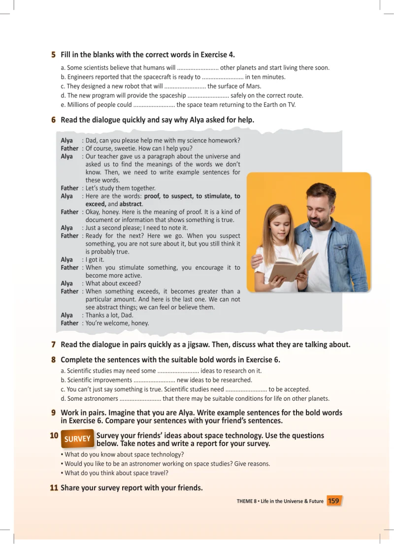 6. Sınıf İngilizce Ders Kitabı Cevapları Meb Yayınları Ders Kitapı Sayfa 159