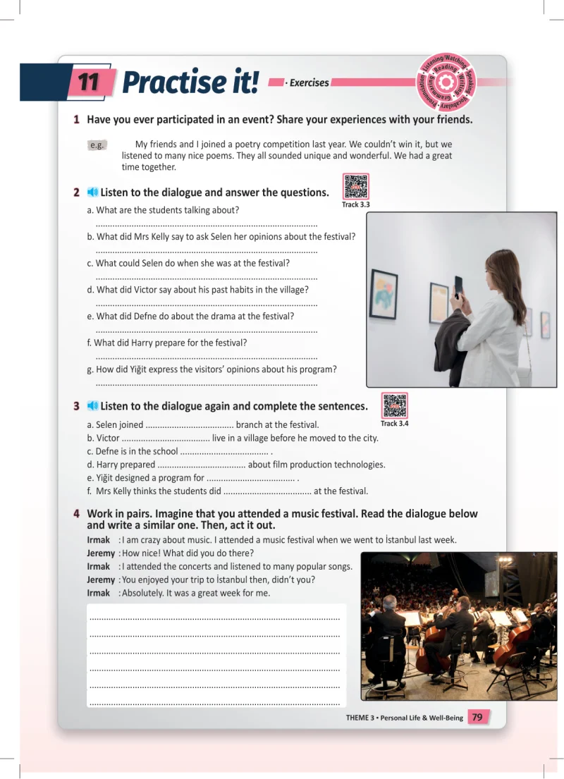 6. Sınıf İngilizce Ders Kitabı Cevapları Meb Yayınları Ders Kitapı Sayfa 79