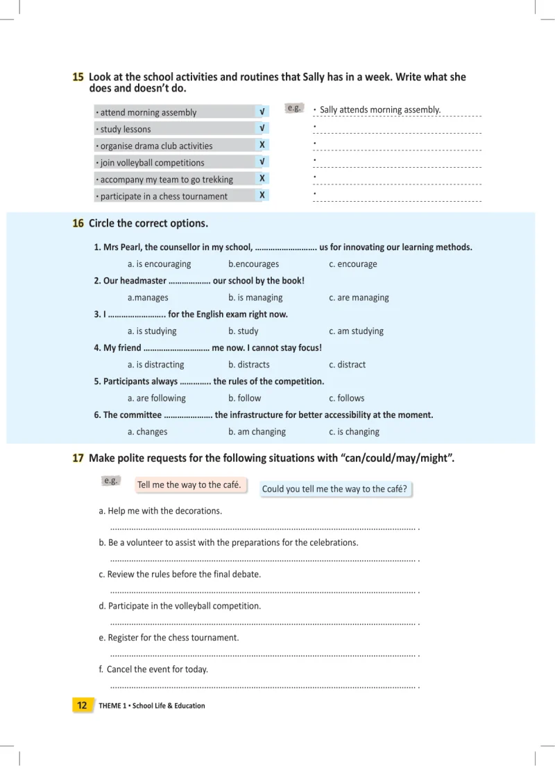 6. Sınıf İngilizce Ders Kitabı Cevapları Meb Yayınları Work Book Sayfa 12