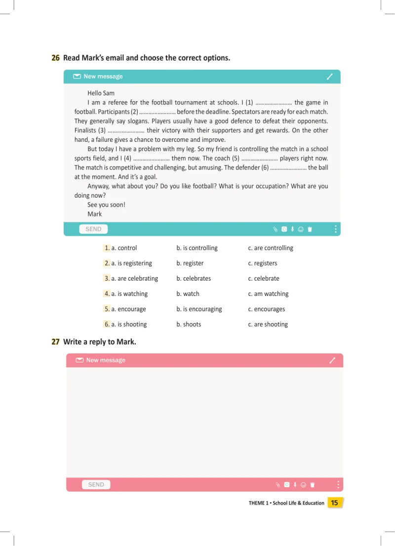 6. Sınıf İngilizce Ders Kitabı Cevapları Meb Yayınları Work Book Sayfa 15