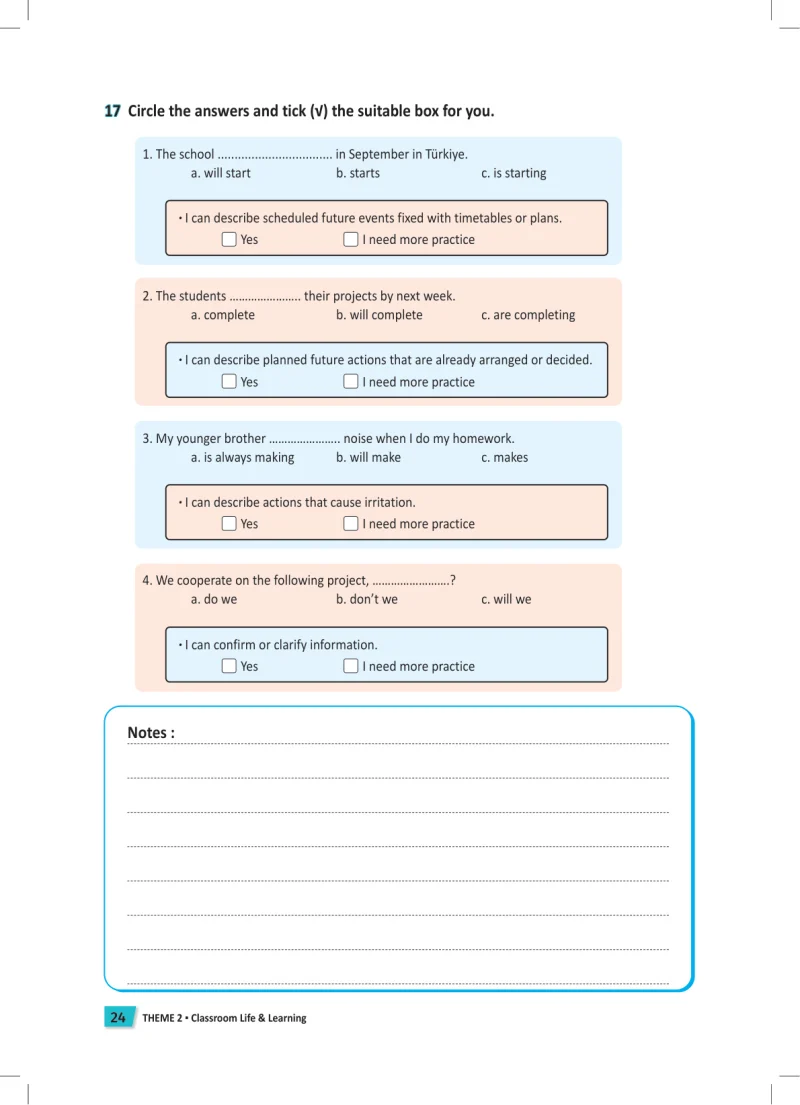 6. Sınıf İngilizce Ders Kitabı Cevapları Meb Yayınları Work Book Sayfa 24