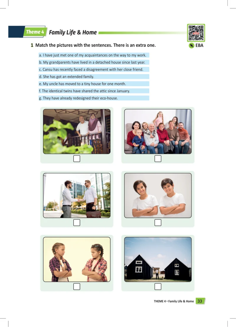 6. Sınıf İngilizce Ders Kitabı Cevapları Meb Yayınları Work Book Sayfa 33