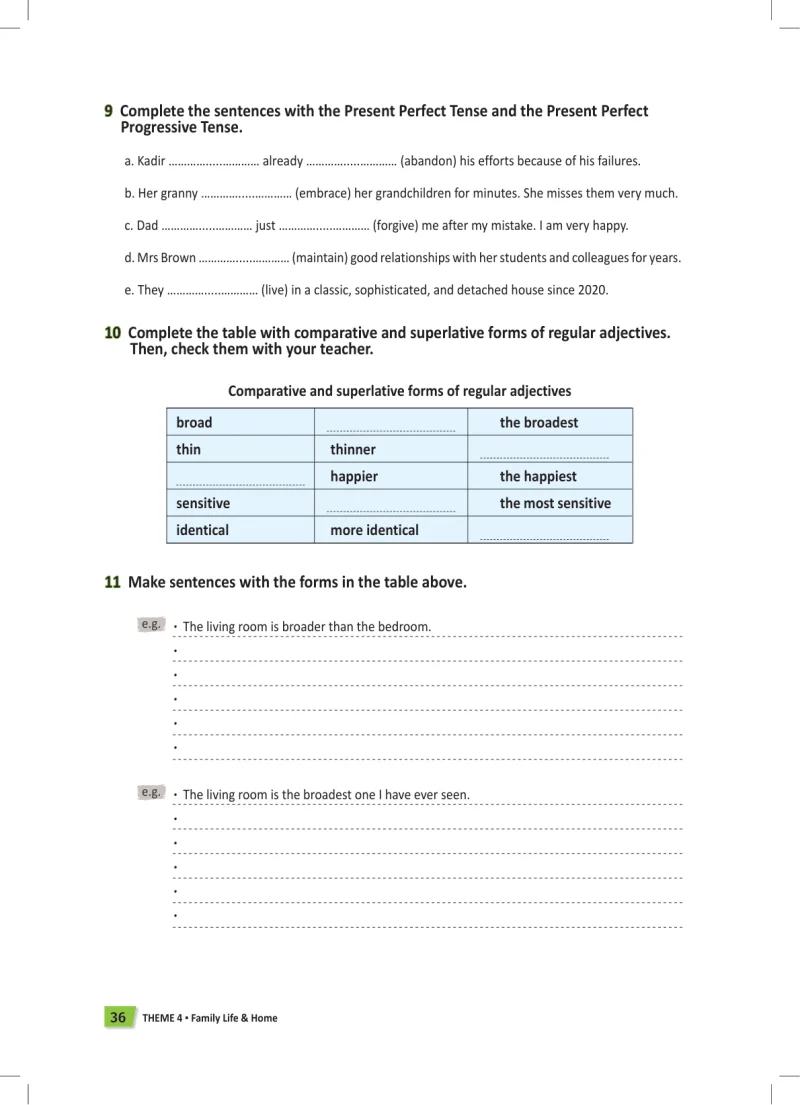 6. Sınıf İngilizce Ders Kitabı Cevapları Meb Yayınları Work Book Sayfa 36