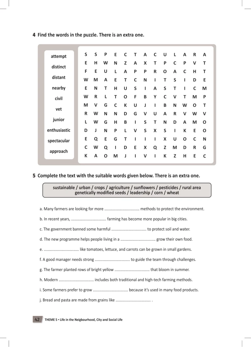 6. Sınıf İngilizce Ders Kitabı Cevapları Meb Yayınları Work Book Sayfa 42