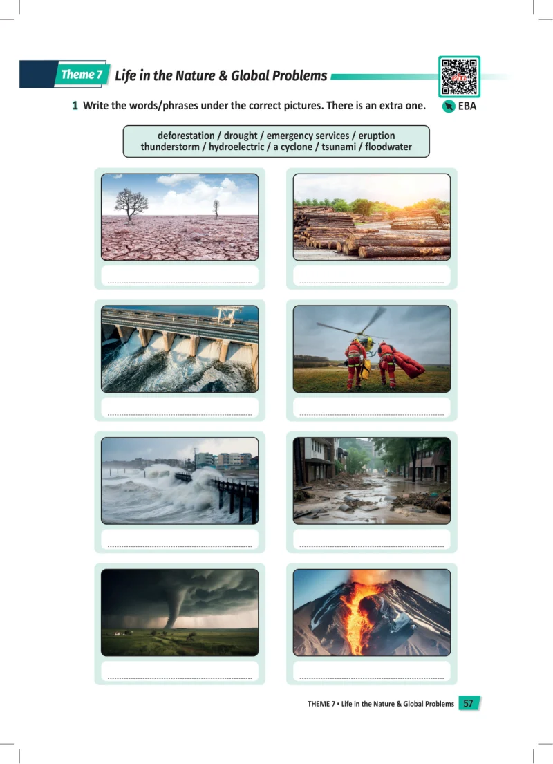 6. Sınıf İngilizce Ders Kitabı Cevapları Meb Yayınları Work Book Sayfa 57