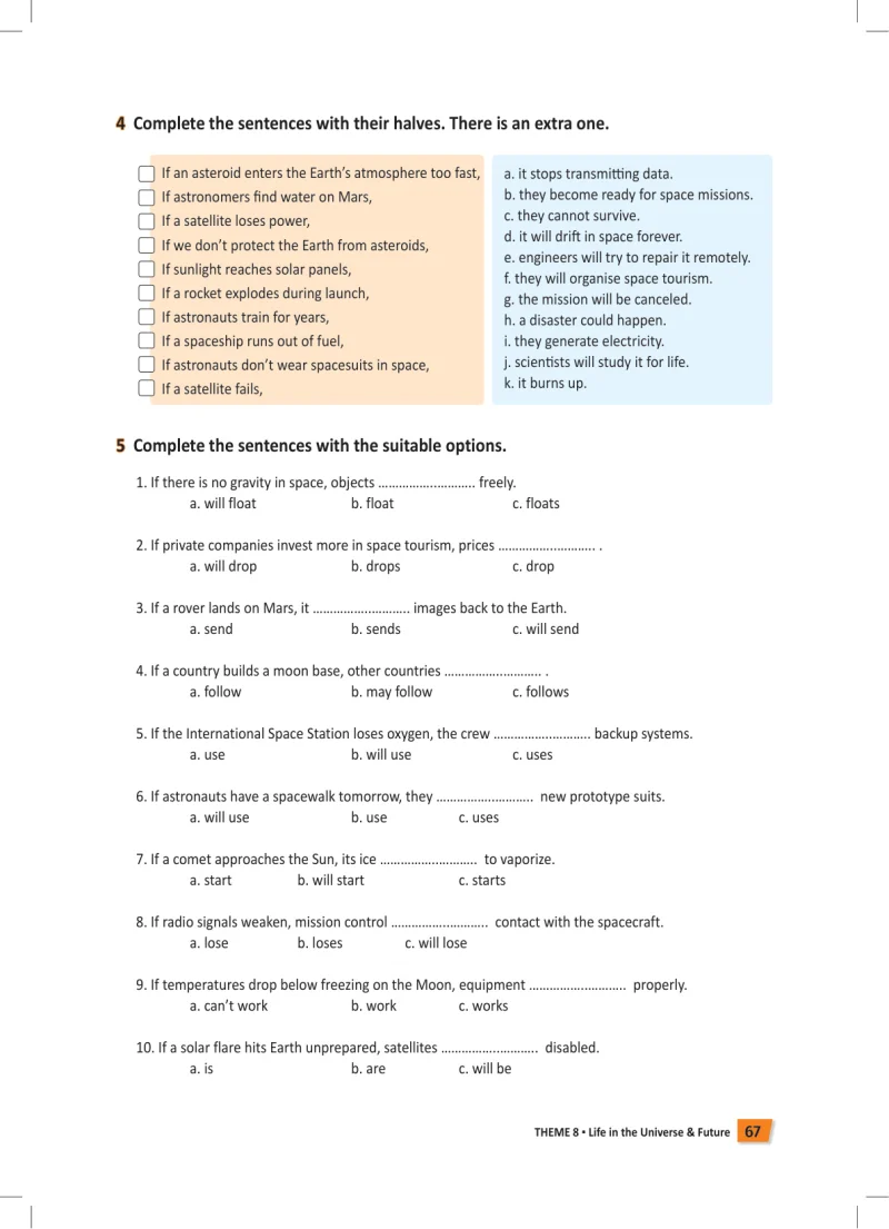 6. Sınıf İngilizce Ders Kitabı Cevapları Meb Yayınları Work Book Sayfa 67