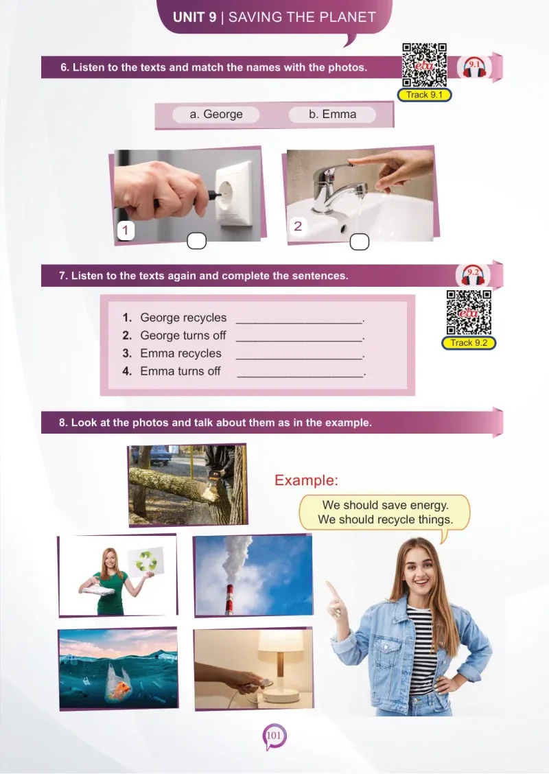6. Sınıf İngilizce Ders Kitabı Cevapları Meb Yayınları Sayfa 101