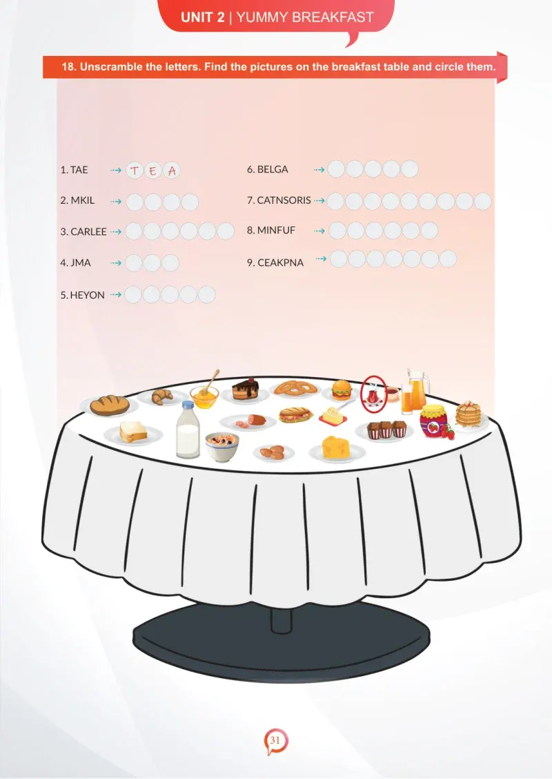 6. Sınıf İngilizce Ders Kitabı Cevapları Meb Yayınları Sayfa 31